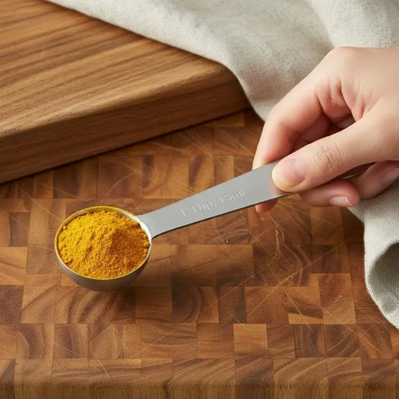 Stainless Steel Measuring Spoon 1/5/6 Scale Measuring Ruler