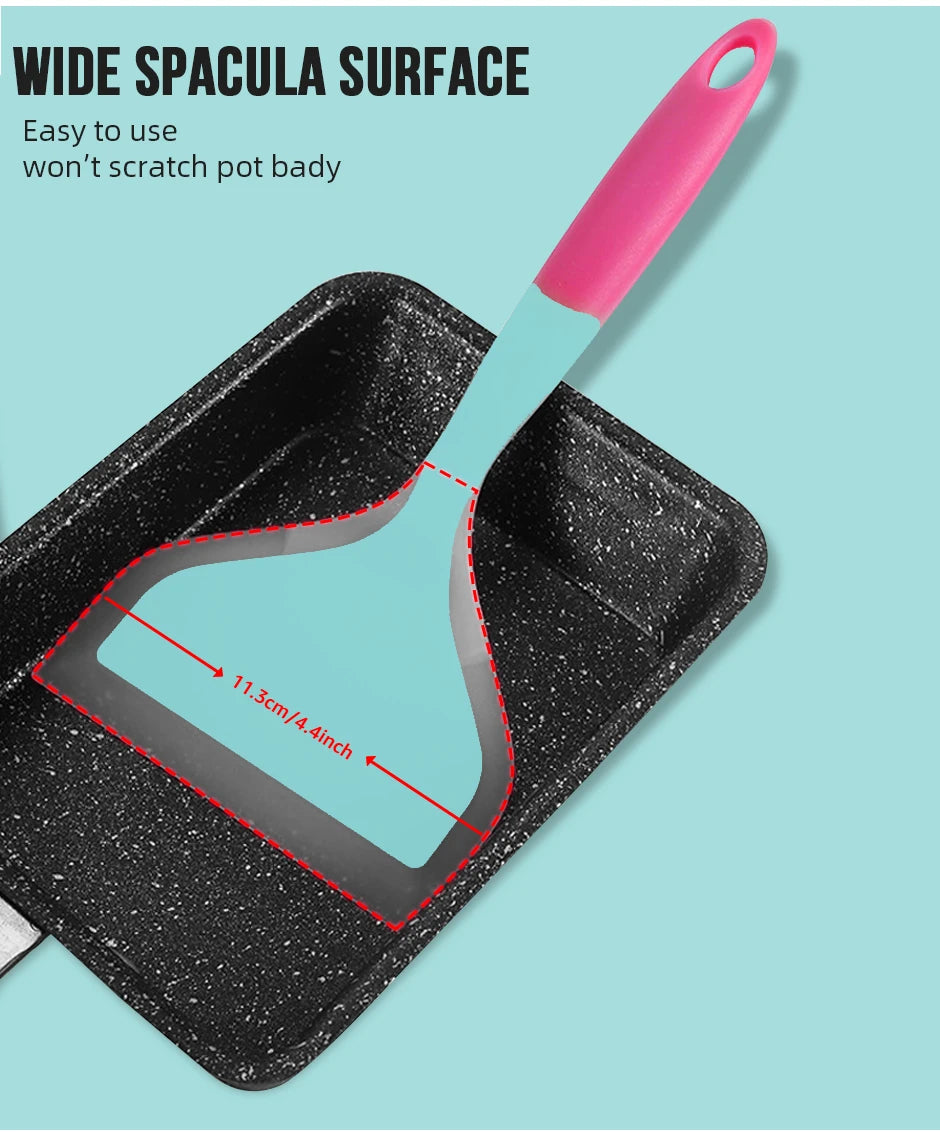 Silicone Spatula Cooking Utensils Beef Meat Egg Scraper