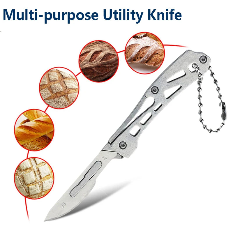 Wxcoo Chef Bread Cutter French Bread Blades Carving