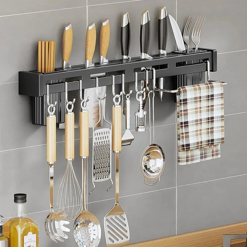 Stainless Steel Frame Wall Mounted Knife Holder Nail