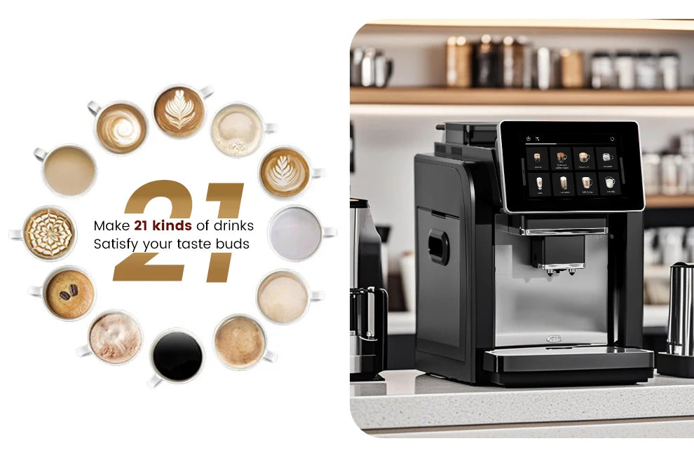 Mcilpoog Ws817 -7 Colorfautomatic Espresso Machine Milk Frother
