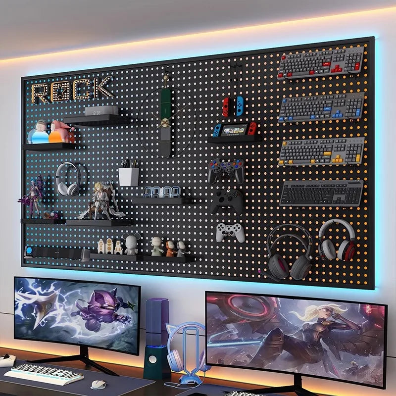 Wall Storage Decorative Boards Pegboard Wall Organizer Game