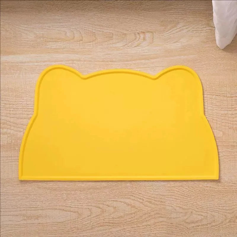 1pc Cat Dog Meal Mat Pet Silicone Mat