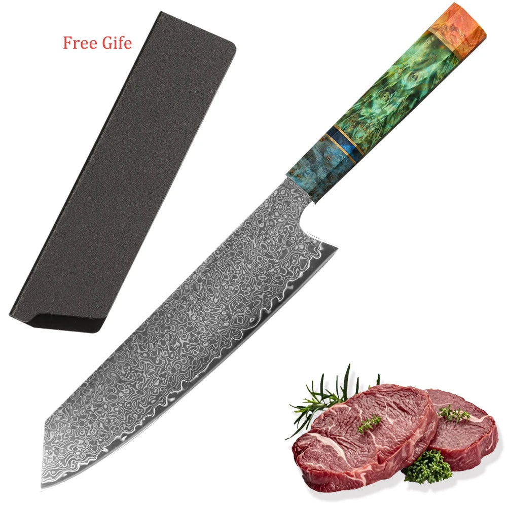 Inch Chef Knife 67 Layers Vg10 Damascus Steel