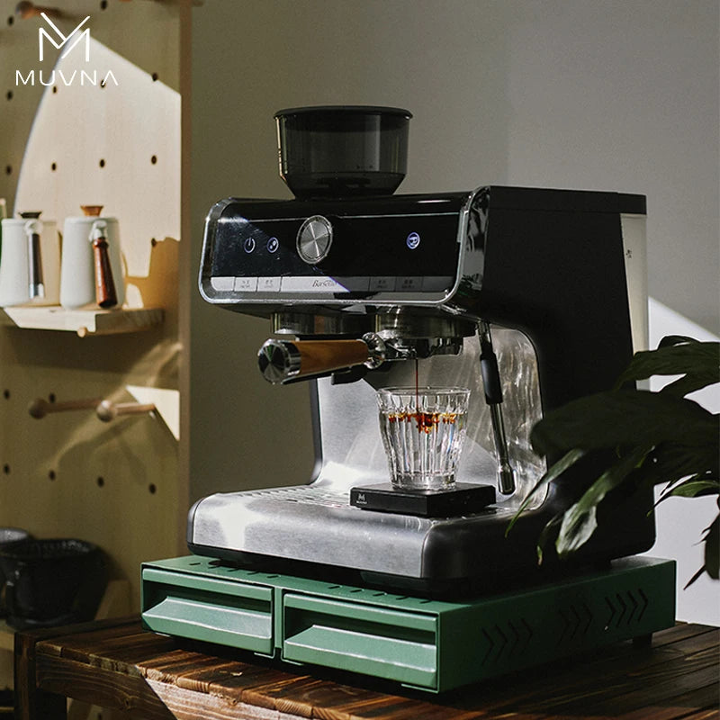 Muvna Espresso Bar Knock Box Coffee Organizer Box