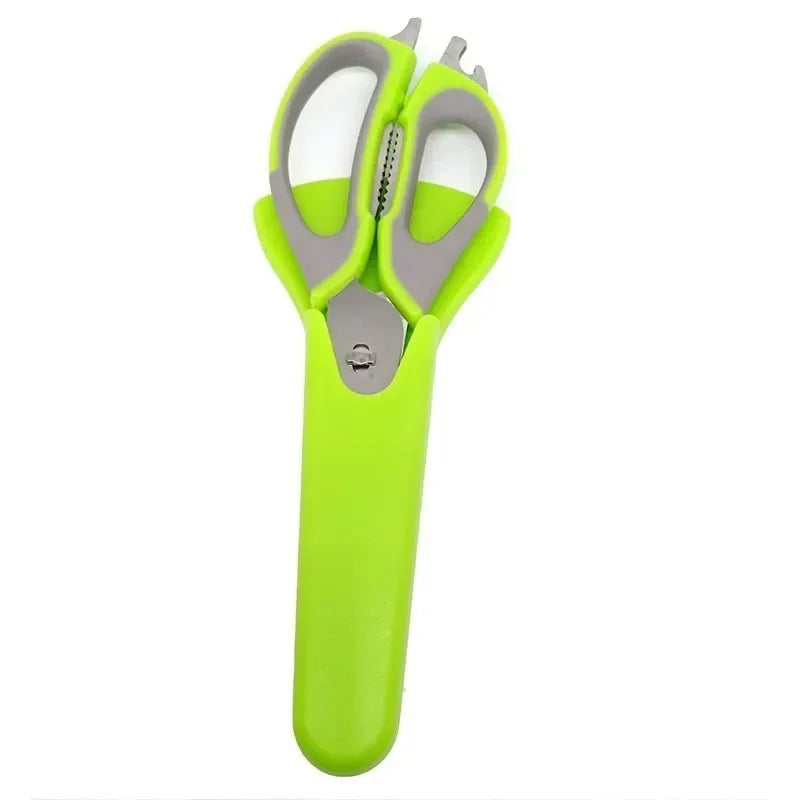 Stainless Steel Scissors Meat Chicken Bone Shears Bbq