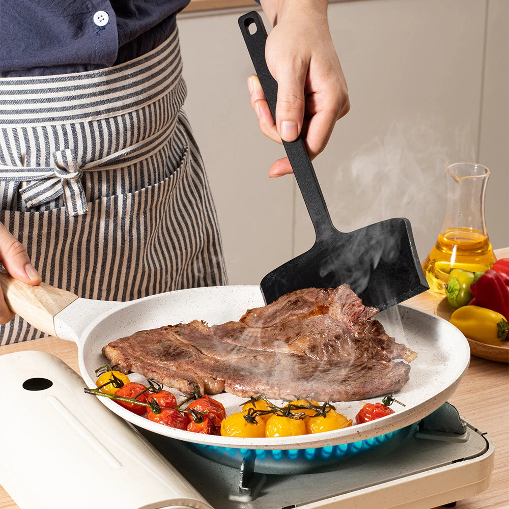 1pc Silicone Spatula Cooking Utensils Beef Meat Egg