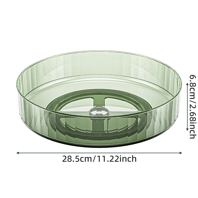 360 Rotating Tray Lazy Susan Fridge Organizer Turntable