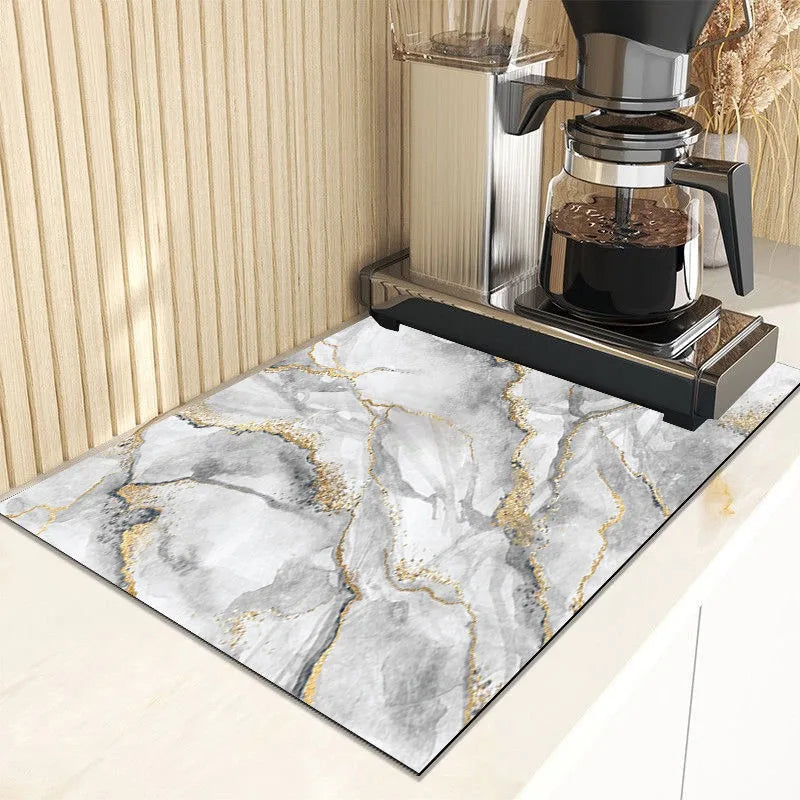 Dish Drying Mat Countertop Mat Tableware Drain Mat