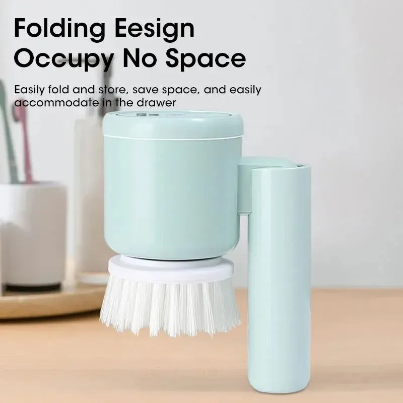 Electric Cleaning Brush Rotary Scrubber Bathroom Balcony Cleaning