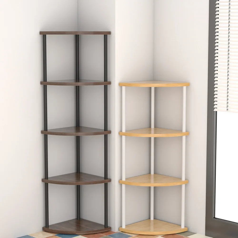 Multi-Layer Storage Rack Wall Corner Shelf Living