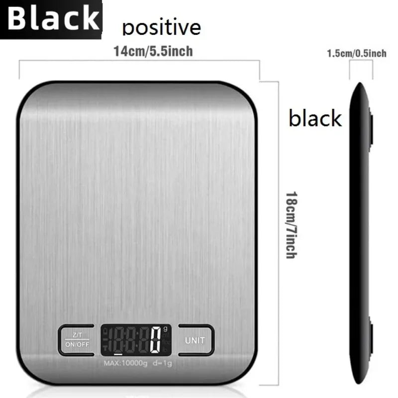 Digital Scale Stainless Steel Platform - 5/10kg Lcd