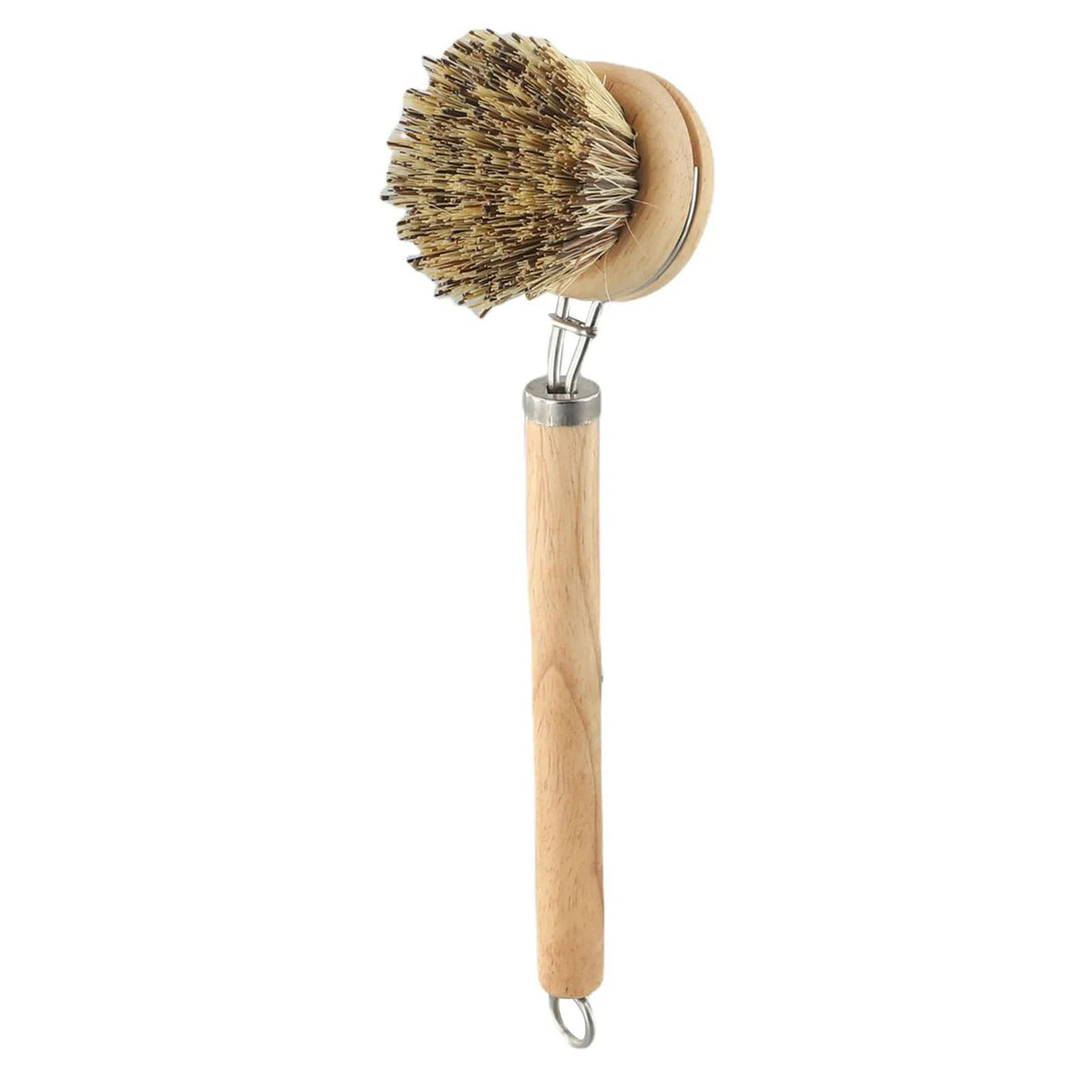 Bamboo Dish Scrub Brush Wooden Cleaning Scrubbers Cleaning