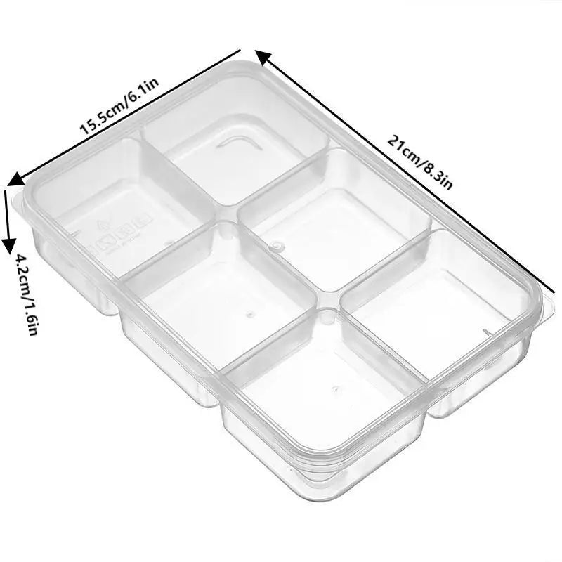 Transparent Grids Storage Box Refrigerator Large Capacity