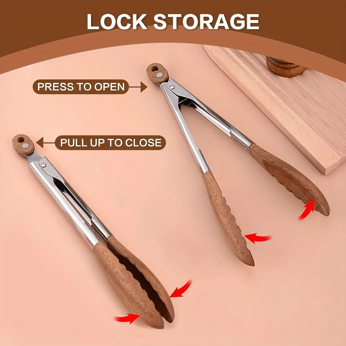 In Cooking Tongs Hanging Hole Upgraded Version Tongs