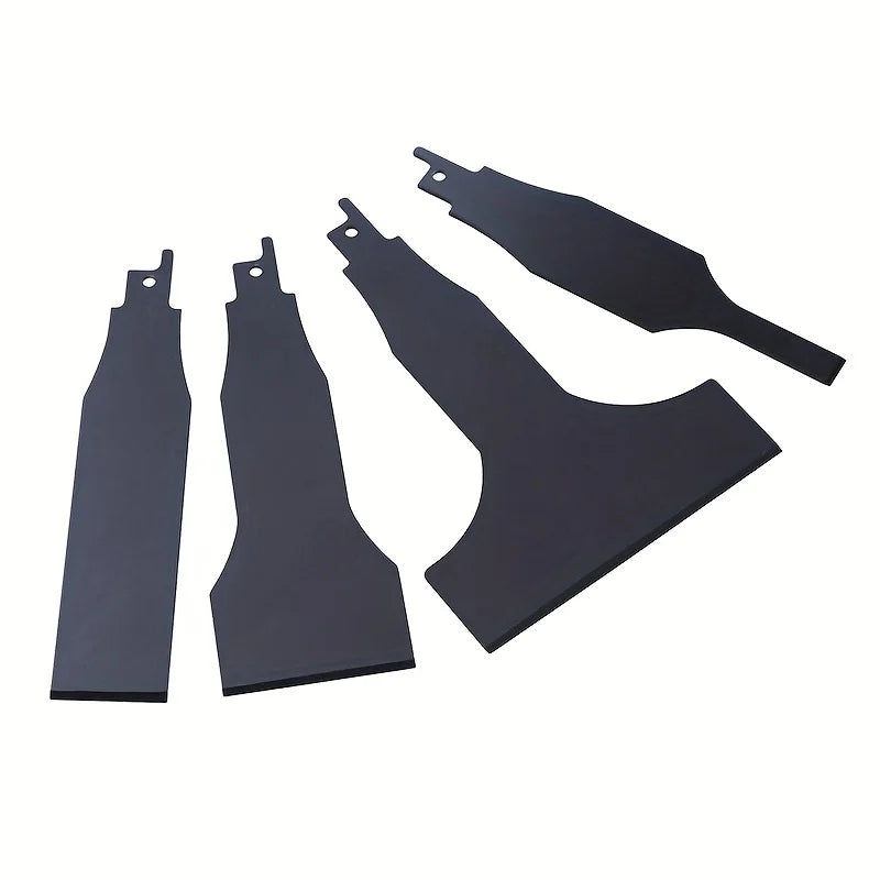 4-Piece Heavy-Duty Scraper Blade Reciprocating Saws Steel Tile