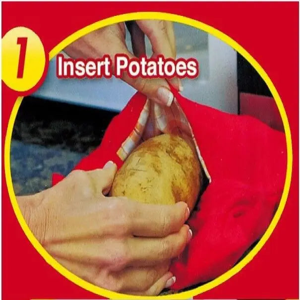 1/2pcs Microwave Oven Potato Cooker Bag Baked Potato