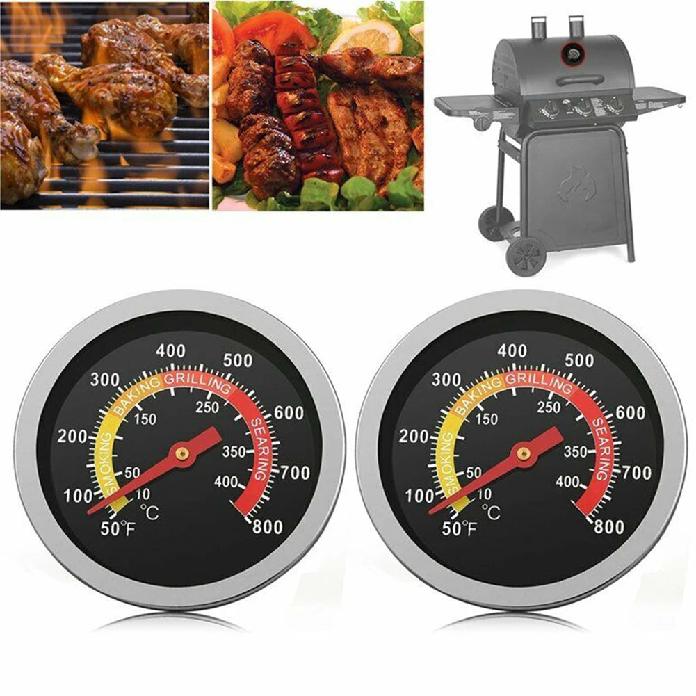 1pc Barbecue Thermometer Oven Temp Gauge 10 400