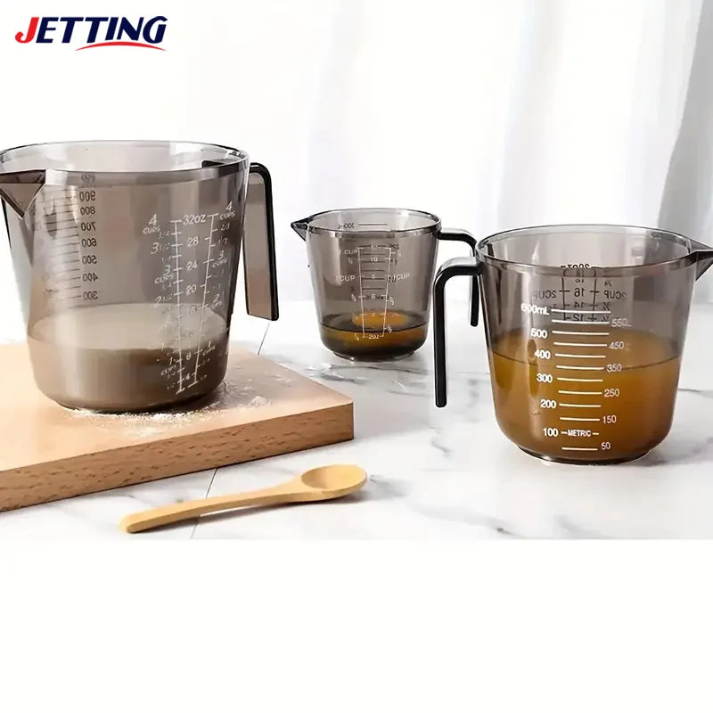 1pcs 150/300/600/1000ml Baking Liquid Measuring Cups Ps Scale