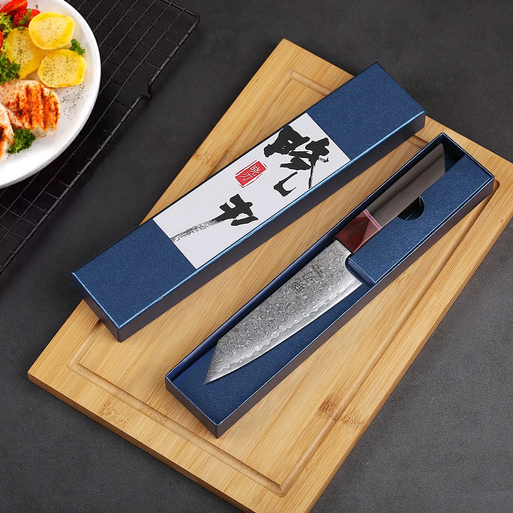 5-Inch Utility Knife Damascus Steel Professional Chef Knife