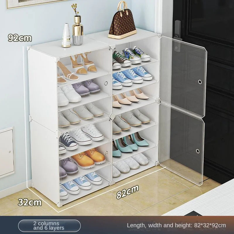 Small-Scale Foldable Cabinets Living Room Multilayer Large Space
