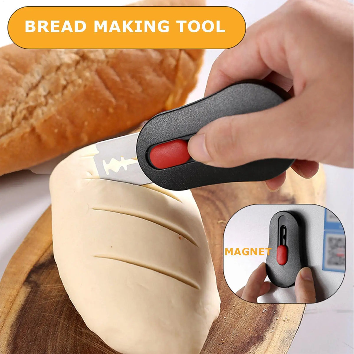 Bread Cutter Cake Danish Dough Engraving Knife Stainless