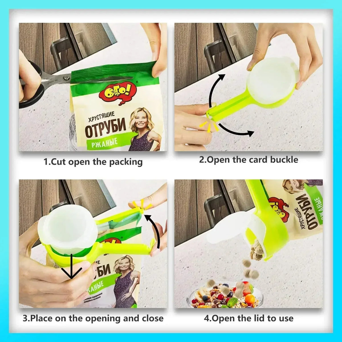 Snack Sealing Clip Fresh Keeping Sealer Clamp Plastic