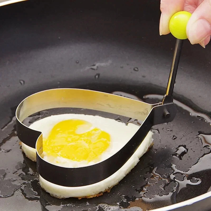 1-5pcs Stainless Steel Fried Egg Shaper Pancake Ring