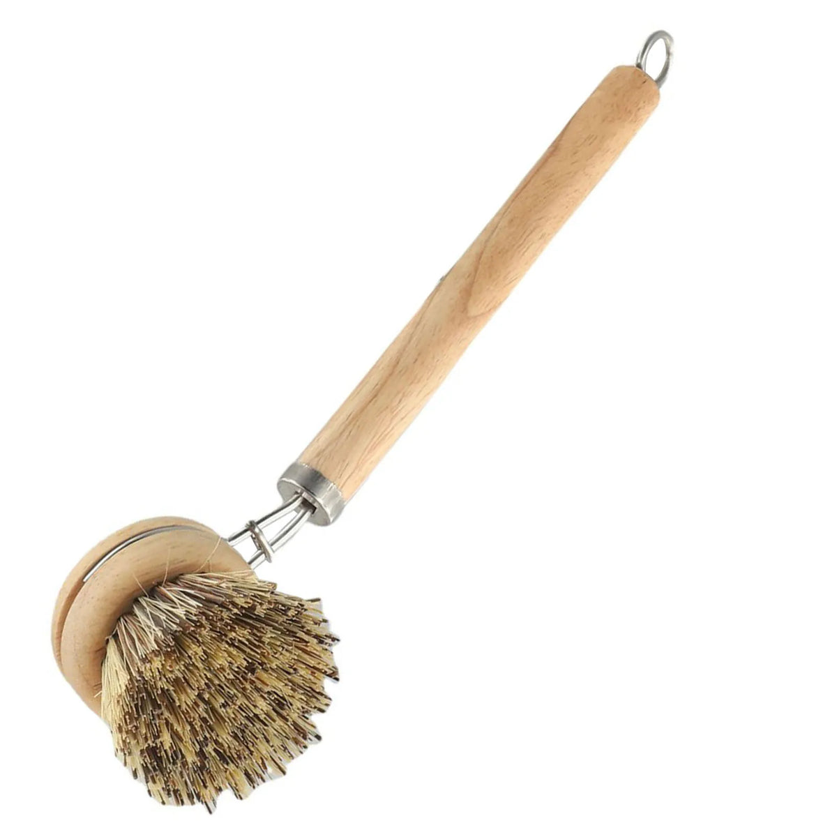 Bamboo Dish Scrub Brush Wooden Cleaning Scrubbers Cleaning