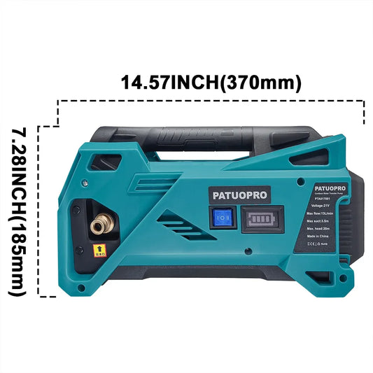 Patuopro Cordless Water Pump Electric Watering Machine 10m