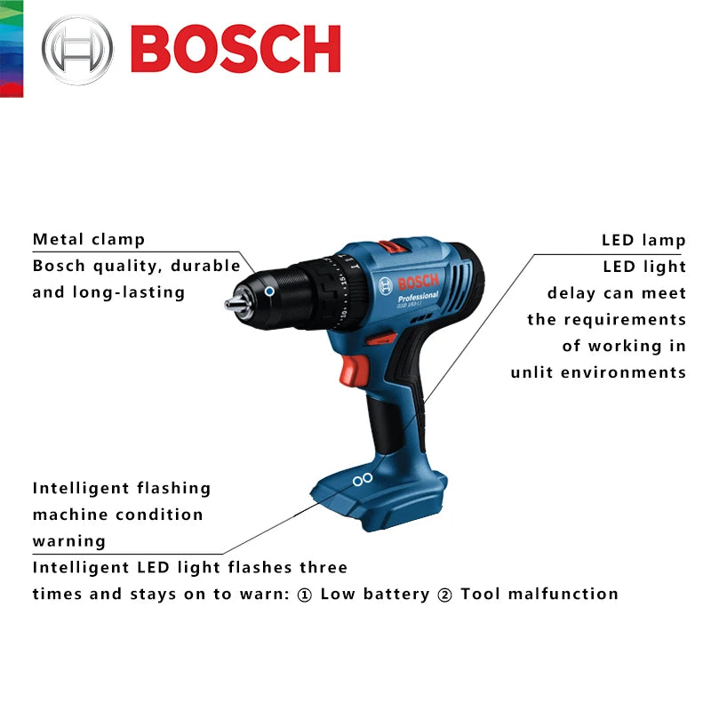 Bosch Electric Drill Gsb 183 Screwdriver Cordless Brush