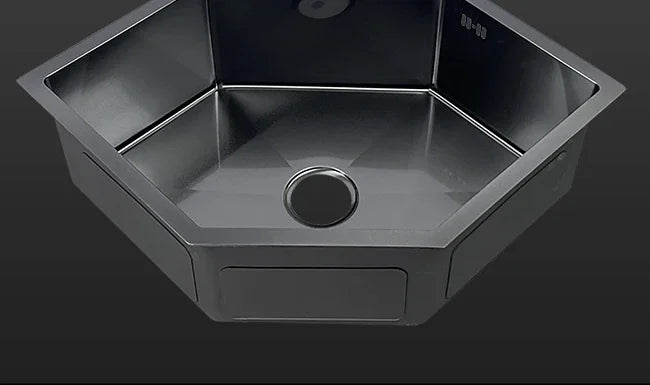 Diamond Shaped Sinks Stainless Steel Creative Corner Dish