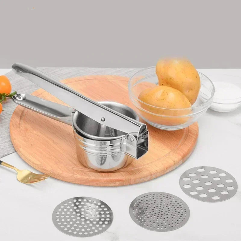 Masher Ricerpress Mashed Potatoes Stainless Steel Crushing Puree