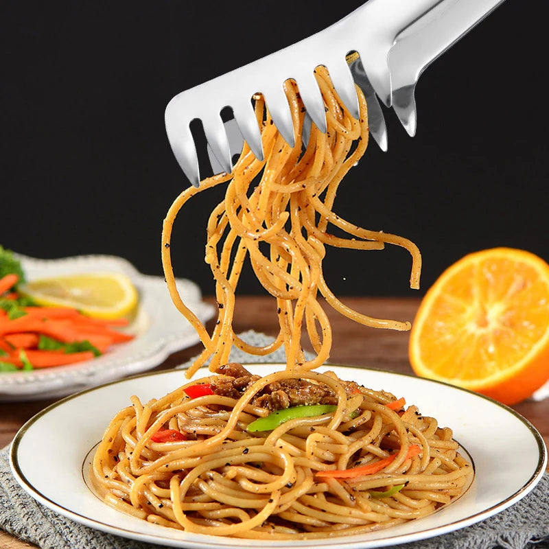 Stainless Steel Spaghetti Tong Inch Pasta Clip Comb