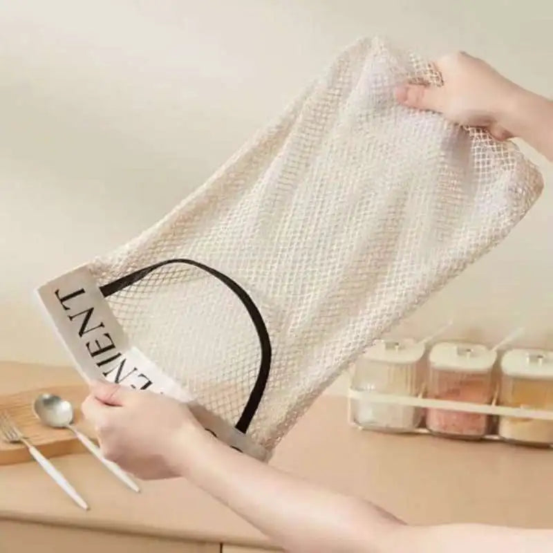 Wall Mount Mesh Storage Bag Garbage Bag Miscellaneous