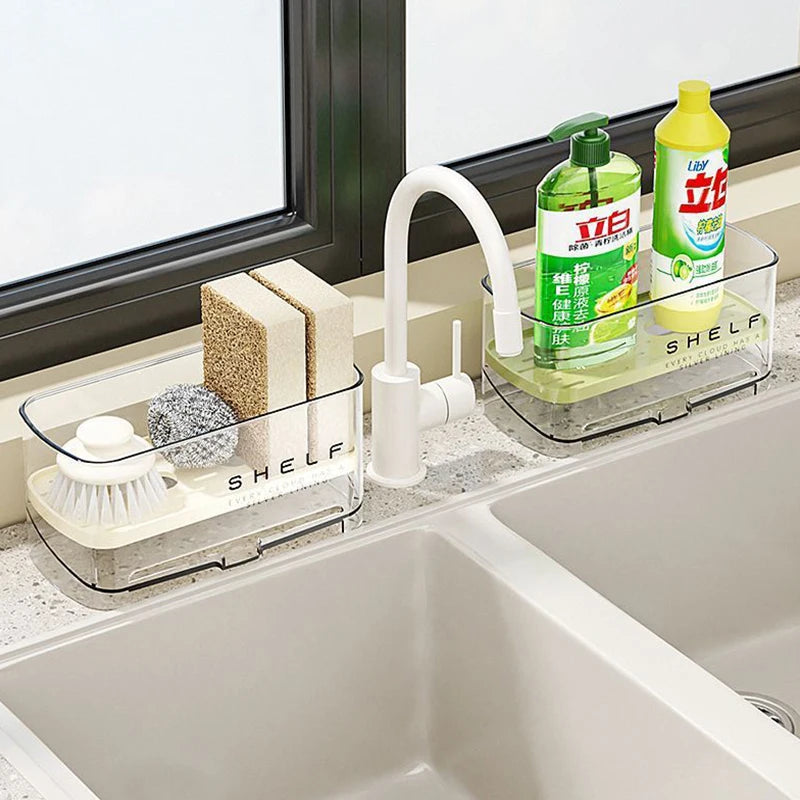 Organizer Sink Cleaning Storage Rack Drain Rack Sponge