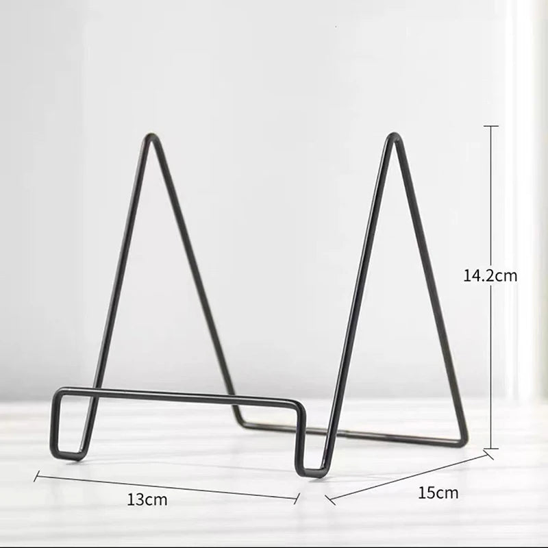 Iron Art Magazine Display Stand Dish Rack Plate