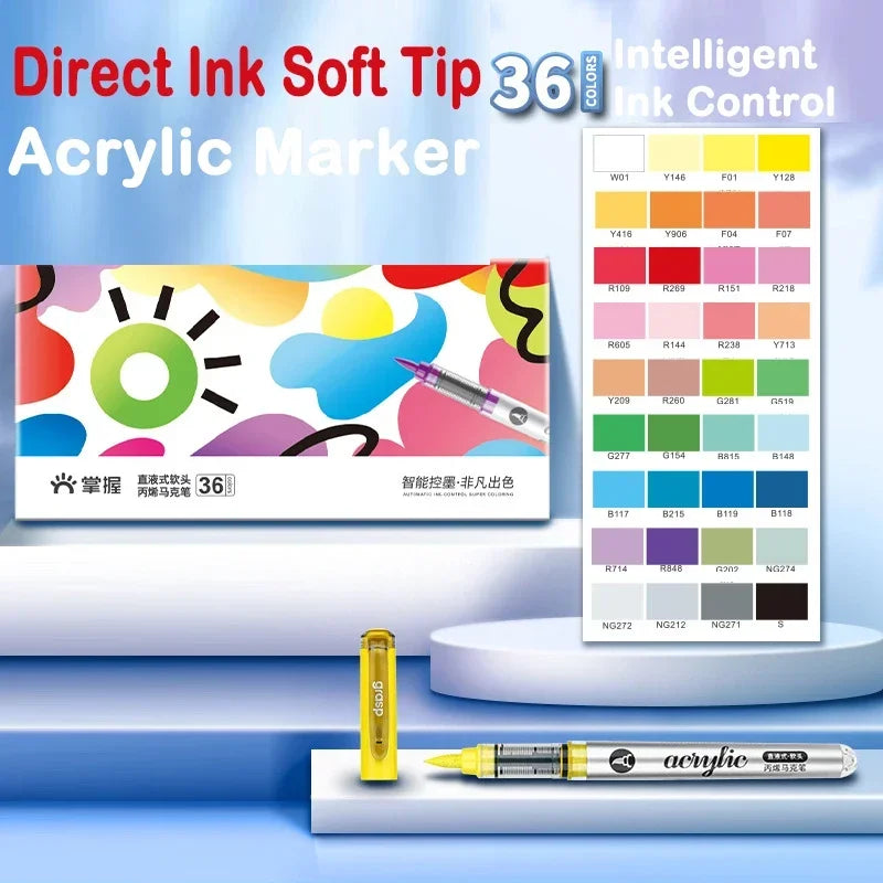 Grasp 168/1 Colors Acrylic Marker Pens Waterproof Pen