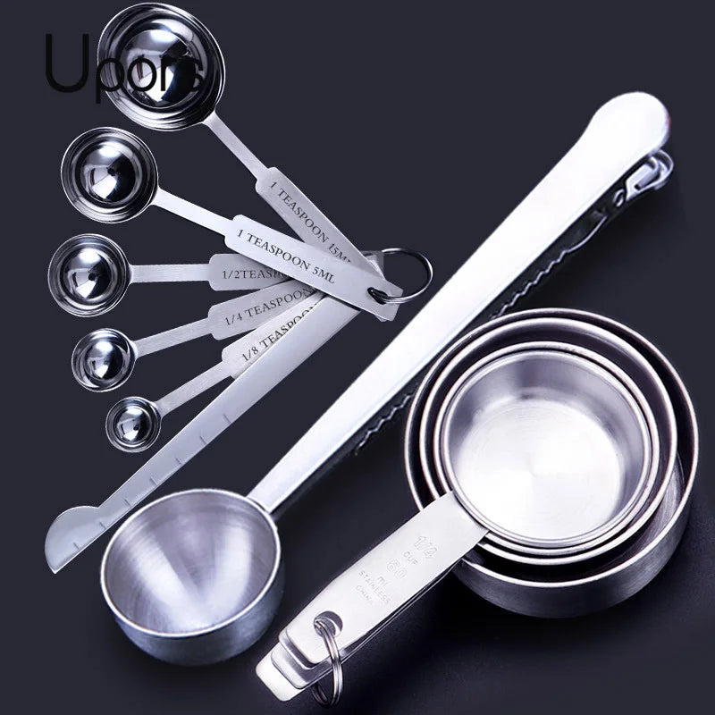 Upors Measuring Cups Premium Stackable Measuring Spoon Stainless