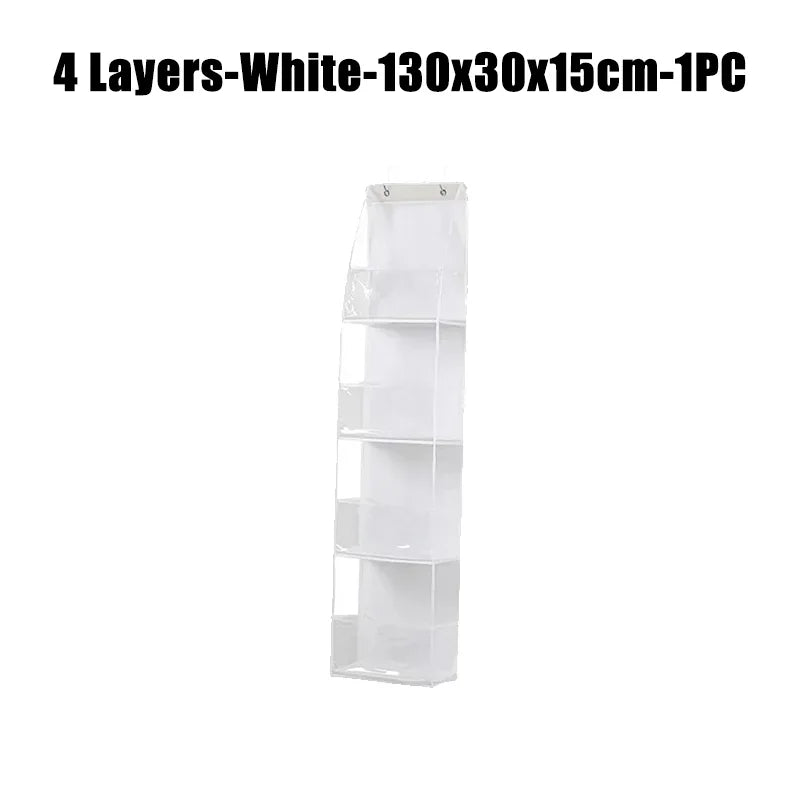 Over Door Hanging Pantry Organizer Hanging Storage Clear
