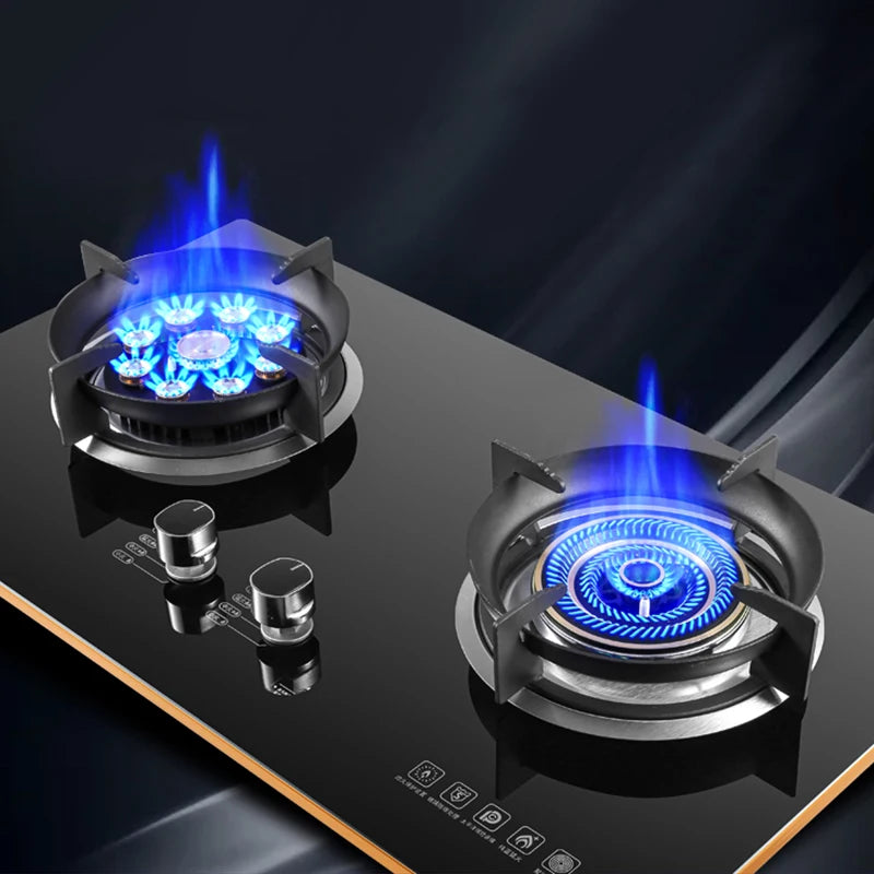 Gas Stoves Dual Stove Embedded Nature Gas/Lpg Timing