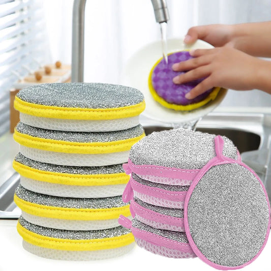 Dish Washing Sponge Dishwashing Magic Sponges Cloth Double-Sided