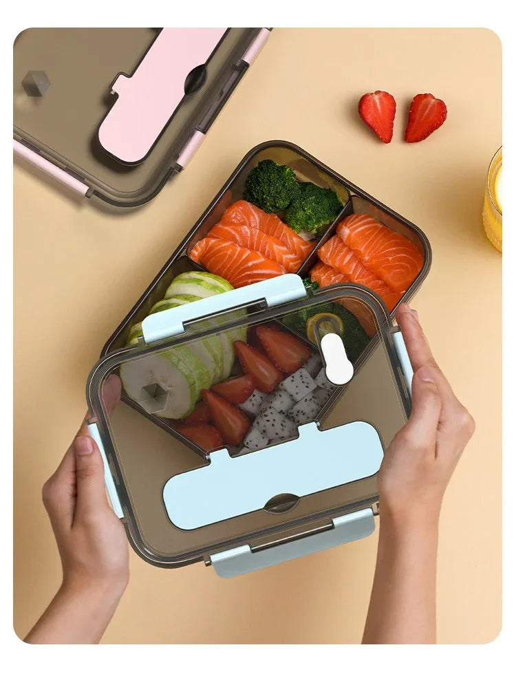 Compartment 1500ml Lunch Box Kids Students Office Bento