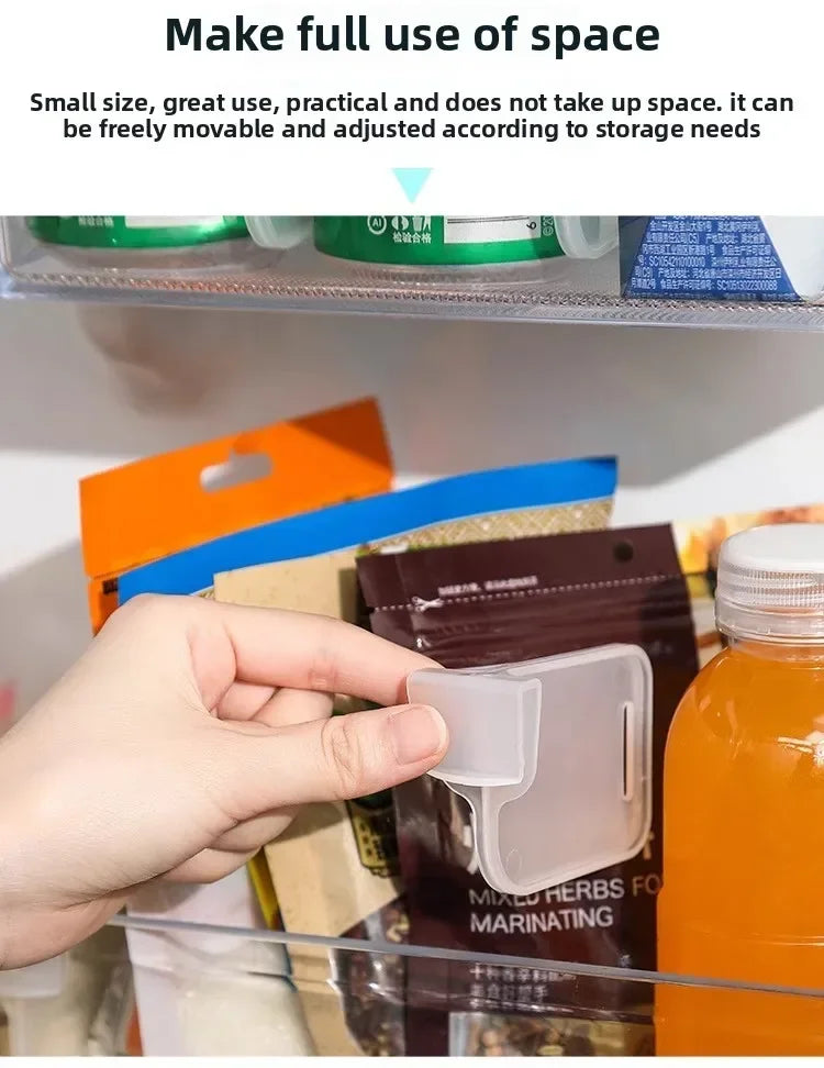 Efficient Refrigerator Organizer Shelf Storage Dividers Eggs