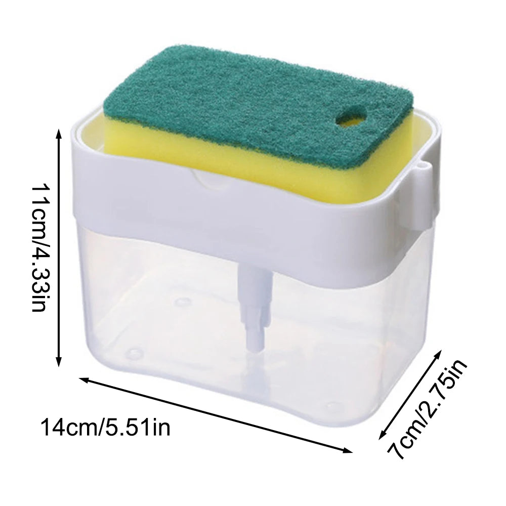 Washing Detergent Press Cleaning Pot Brush Style Automatic
