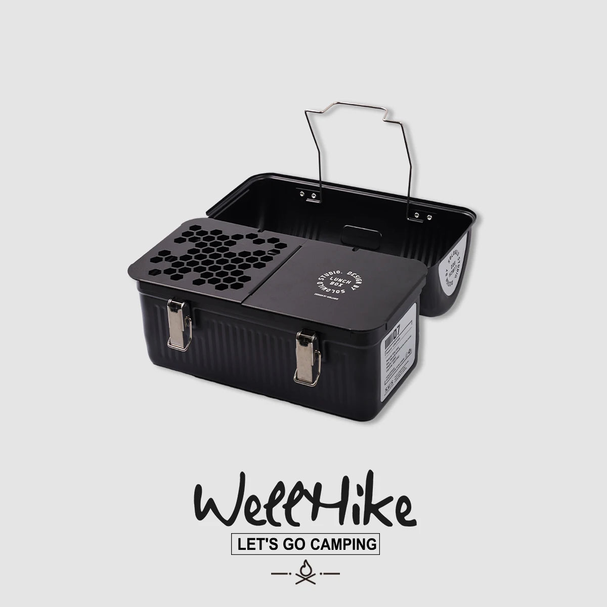 Wellhike Outdoor Lunch Box Metal Table Plate Tactical