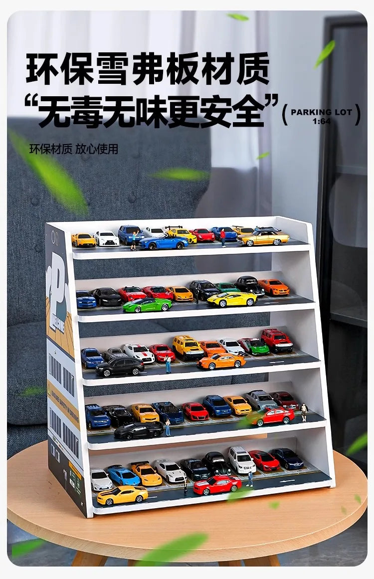 Collector 1/64 Trapezoidal Parking Lot Storage Rack Alloy