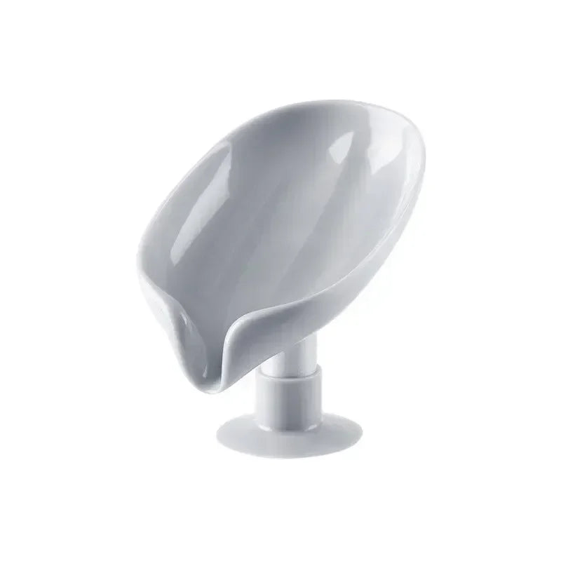 Drain Soap Holder Leaf Shape Soap Box Suction