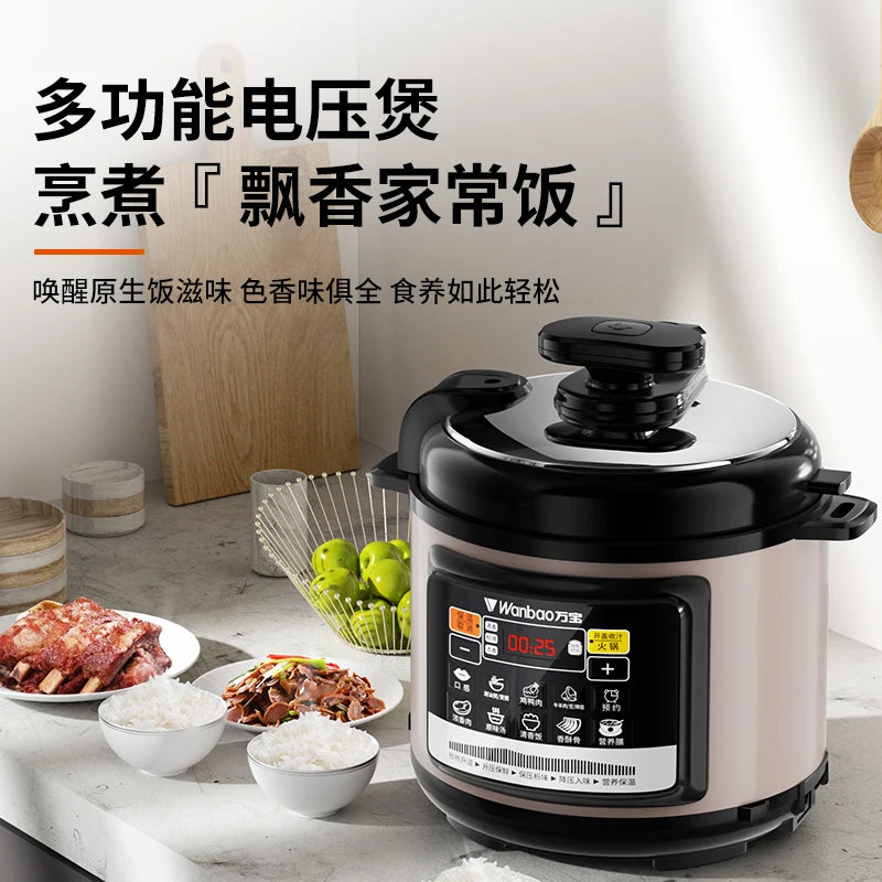 Electric Pressure Cooker Stainless Steel Smart Rice Cooker