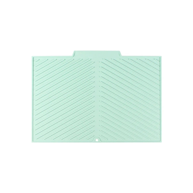 Dish Drying Mat-Silicone Drying Pad Counter Non-Slip Drain